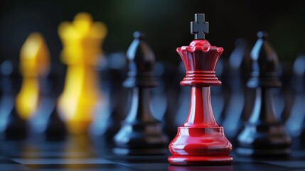 strong confident for success, winner, leadership, and power concept