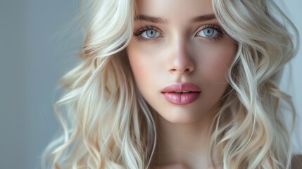 Fototapeta premium Elegant Woman Portrait for Beauty and Fashion Generative AI