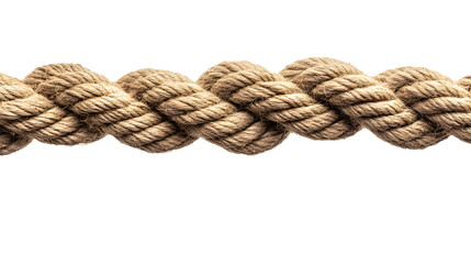 rope part isolated on white background 