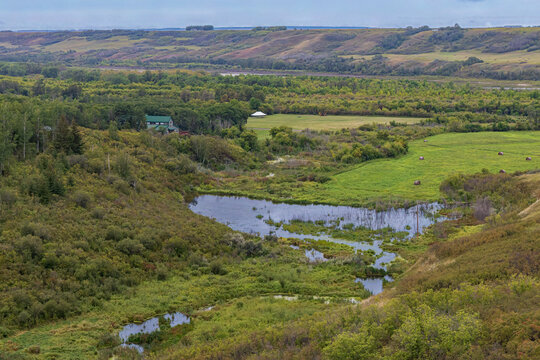Creek Valley view near Waldheim Saskatchewan