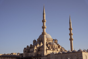 Minarets of a beautiful Istanbul mosque