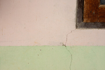 Aging Concrete with Natural Cracks