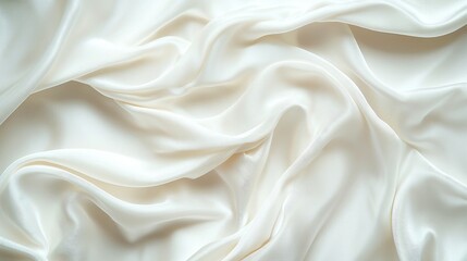 Obraz premium Silk White Background for Festive Cards, a soft and elegant backdrop perfect for greeting cards, enhancing celebration themes with a smooth and inviting appearance