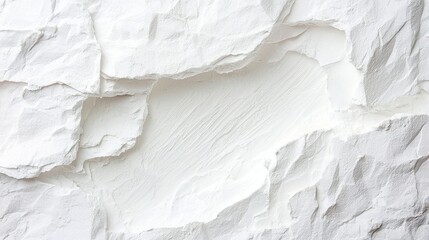 Obraz premium White textured wallpaper background, rough surface, ample negative space, ideal for design projects, clean aesthetic, versatile for various creative applications