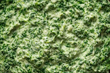 Creamy Spinach Dip, Highlighting Smooth Texture and Rich Flavor, Perfect for Snacking and Appetizers. Great for Food Blogs, Recipe Illustrations, or Social Media Promotions.