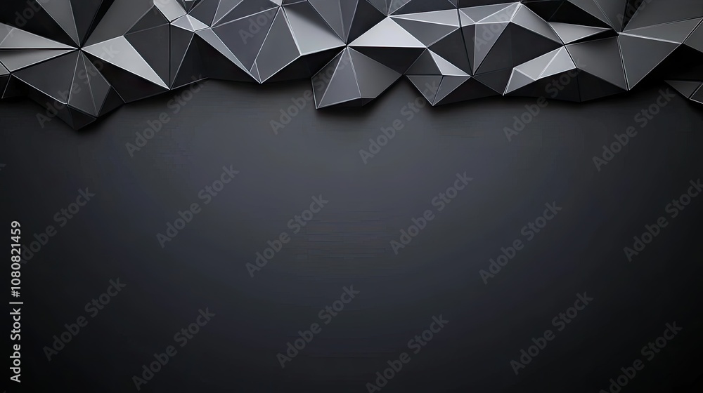 Poster abstract geometric background with dark tones featuring triangular shapes and textured surfaces idea