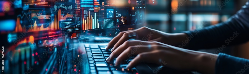 Poster explore datadriven strategies leveraging technology for success, focusing on analytics, automation, 
