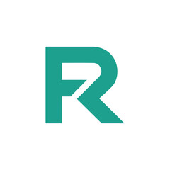 initial fr letter logo design, fr logo design vector template, rf logo design vector template, initial rf letter logo design vector template. 