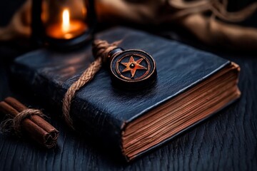 An eerie, vintage parchment with faded ink and an ancient, mysterious vibe