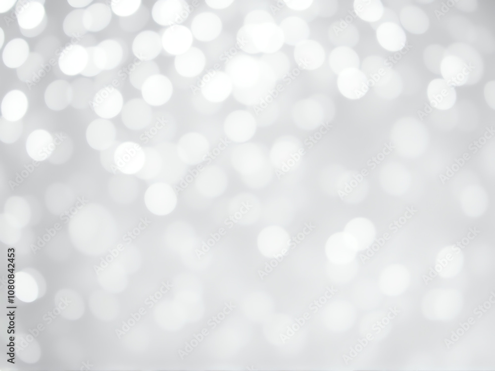 Poster soft white bokeh background created by blurred lights enhancing the atmosphere of tranquility
