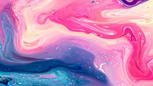 abstract background with fluid pastel colors. Minimal bright creative procreate style Video