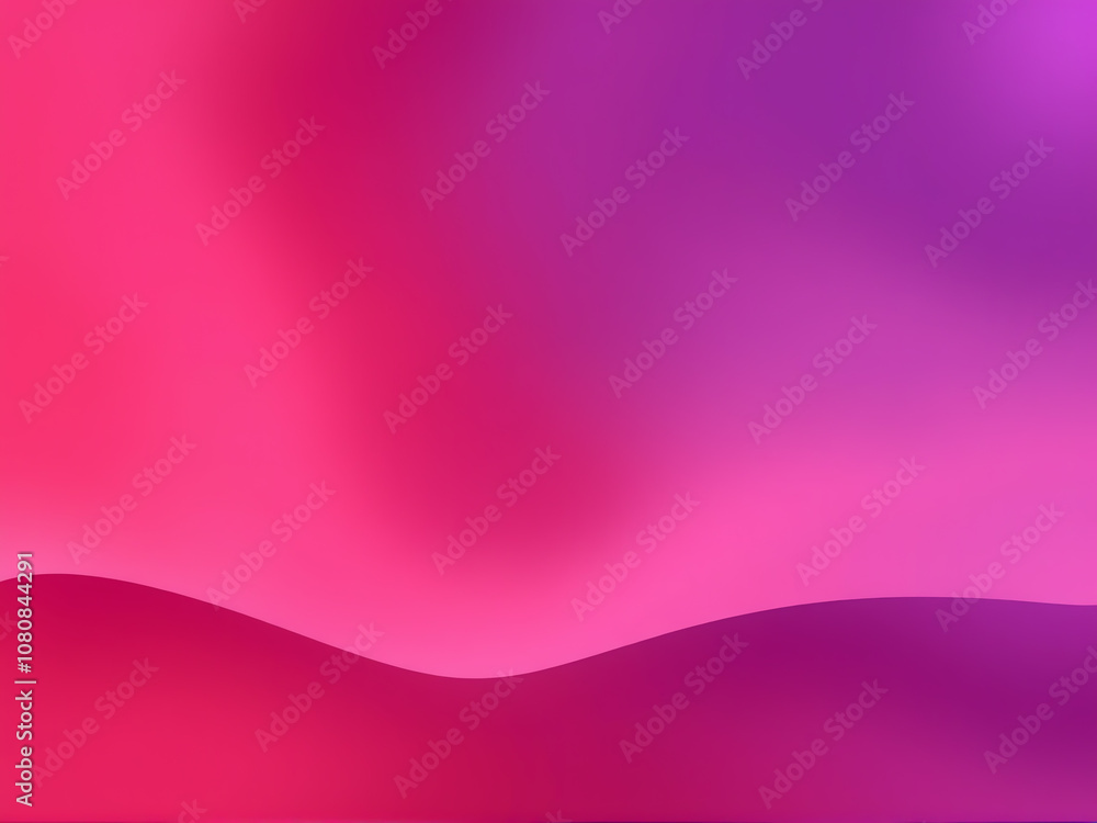 Poster abstract gradient background with soft curves in purple and pink shades suitable for various design 