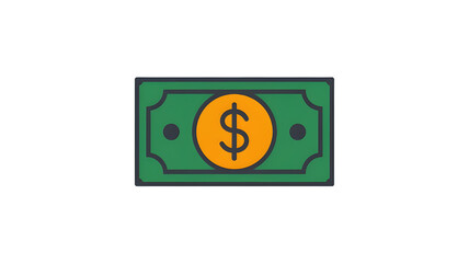 Cartoon Dollar Bill Clipart