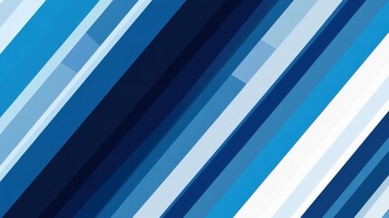 Obraz premium Diagonal Pattern of Blue and White Stripes