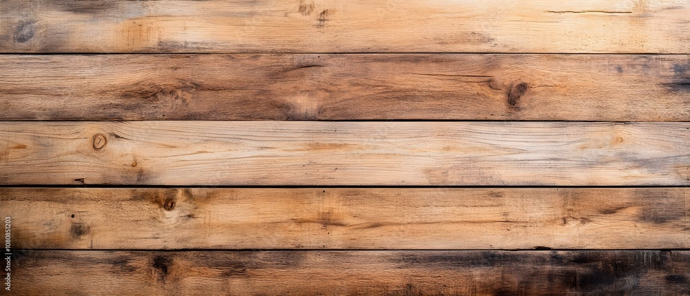 Poster a textured surface made of wooden planks with a natural grain pattern and variations in color. conce