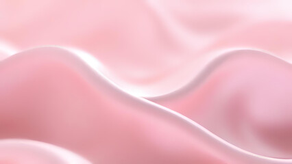 3d render wavy cramic light soft waving background. Ai generated image