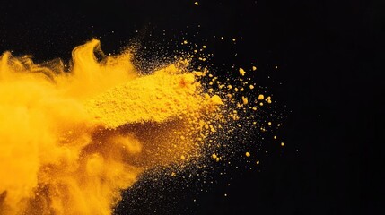 Yellow Powder Explosion