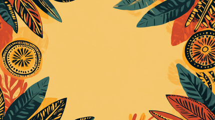 Indeginous Peoples Heritage graphics template