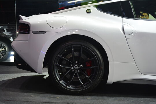 Nissan fairlady z wheel at PIMS or Philippine International Motor Show in Pasay, Philippines