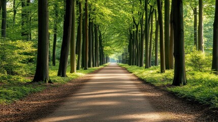 Fototapeta premium Sunlight Through the Trees