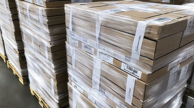 RFID tags on pallets for efficient inventory management