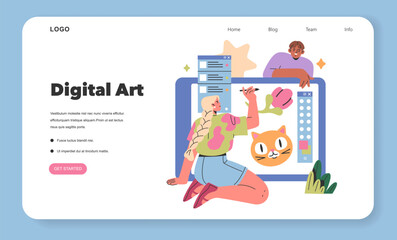 Gen Z Hobbies. Flat Vector Illustration