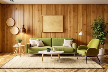 living room with furniture