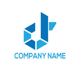 Vector logo of a system integration company Geometric Icons Design Elements Collection,IT Company logo design.