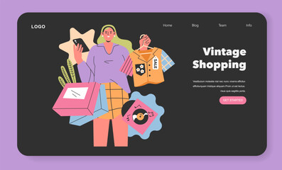 Gen Z Hobbies. Flat Vector Illustration