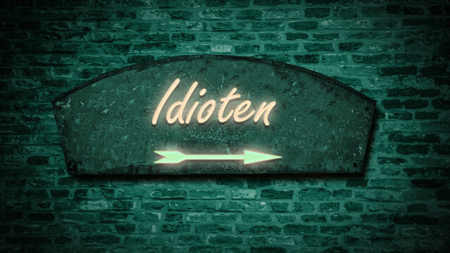 Signposts the direct way to Idiots