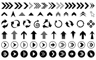 Arrow vector elements collection