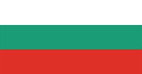 Obraz premium Bulgaria Flag Illustration