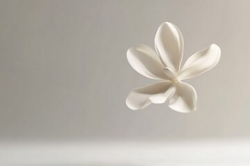 White Flower Petals - Minimalist Floral Photography