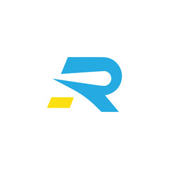 initial r letter logo design vector template, r logo vector design, r icon design for any business and monogram, R mark. patent trademark r icon set. registered R pictogram symbol.