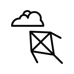 This is a Nice Kite Icon Design