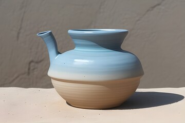 Artisan Making Pottery Isolated on White Background Generative AI illustration