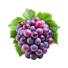 Fototapeta premium Beautiful and nature grape PNG