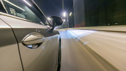 Timelapse driving at high speed through the streets drivelapse