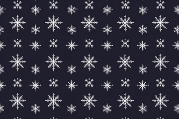 seamless pattern with snowflakes
