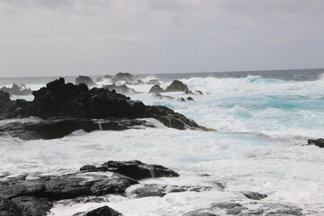 Storm on the Ocean, near Mosteiros, Azores