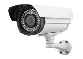 Security camera on a transparent background. isolated background.