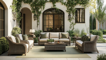 Elegant Outdoor Patio Inspired by Napa’s Charm, Perfect for Relaxing Afternoons With Friends