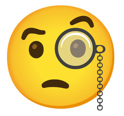 Emoji Face Show Wearing Glasses