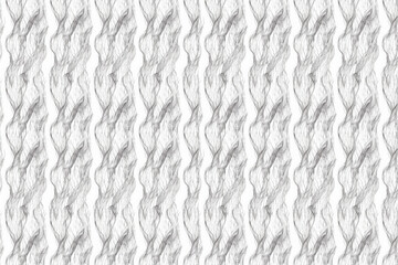 Seamless hand-drawn pencil pattern with crosshatch texture. Pencil lines on white background