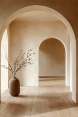 Embracing Simplicity in a Tranquil Minimalist Space With Muted Tones and Natural Light