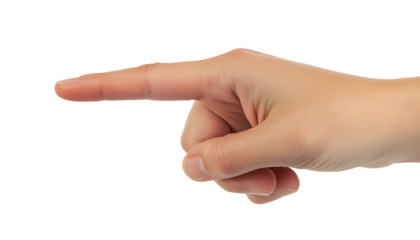 A hand gesture with a single finger raised upward emphasizes a point, showcasing the significance of hand posture in communication and expression.