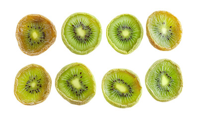 Fototapeta premium Set of eggplants isolated against a white background
