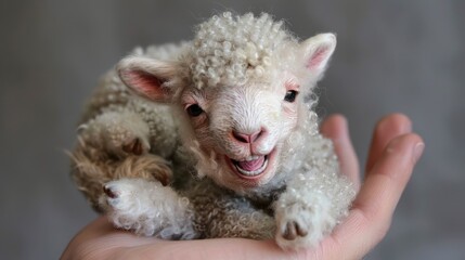 The cutest baby sheep 