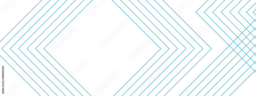 Poster Abstract background colorful technology Geometric squares in bright light landscape with lines. Vector futuristic architecture concept with digital geometric connection blue lines.