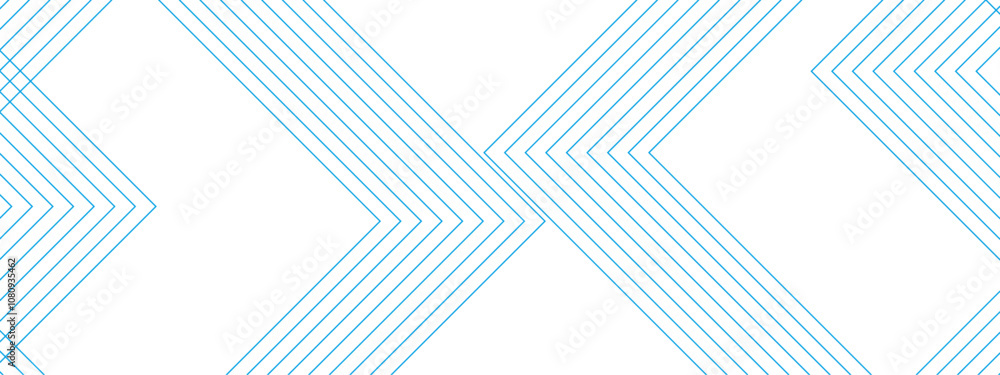 Poster Abstract background colorful technology Geometric squares in bright light landscape with lines. Vector futuristic architecture concept with digital geometric connection blue lines.